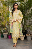 Rang Rasiya Lifestyle Embroidered Lawn Unstitched 3Pc Suit D-11 OLIVINE