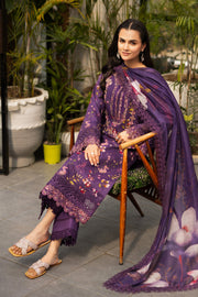Rang Rasiya Lifestyle Embroidered Lawn Unstitched 3Pc Suit D-08 CHARLOTTE