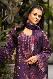 Rang Rasiya Lifestyle Embroidered Lawn Unstitched 3Pc Suit D-08 CHARLOTTE