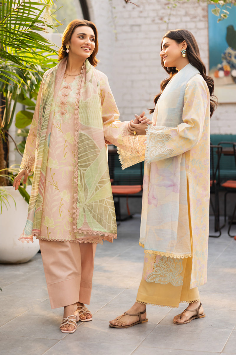 Rang Rasiya Lifestyle Embroidered Lawn Unstitched 3Pc Suit D-14 IVY