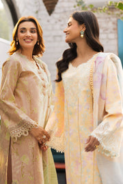 Rang Rasiya Lifestyle Embroidered Lawn Unstitched 3Pc Suit D-14 IVY