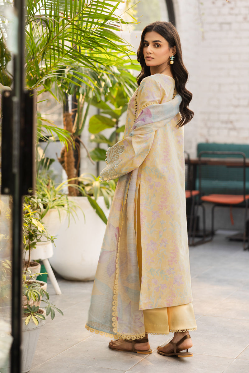 Rang Rasiya Lifestyle Embroidered Lawn Unstitched 3Pc Suit D-04 HAZEL