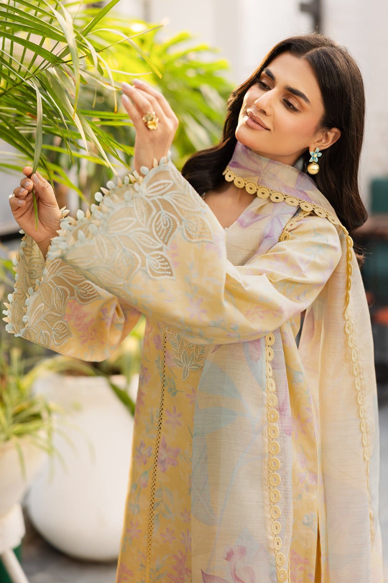 Rang Rasiya Lifestyle Embroidered Lawn Unstitched 3Pc Suit D-04 HAZEL