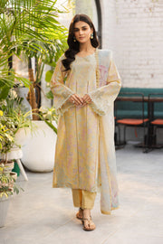 Rang Rasiya Lifestyle Embroidered Lawn Unstitched 3Pc Suit D-04 HAZEL