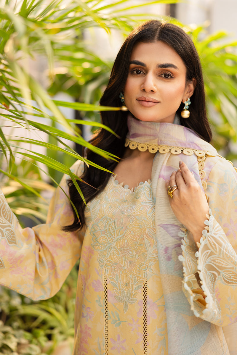 Rang Rasiya Lifestyle Embroidered Lawn Unstitched 3Pc Suit D-04 HAZEL