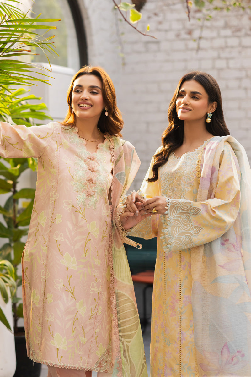 Rang Rasiya Lifestyle Embroidered Lawn Unstitched 3Pc Suit D-04 HAZEL