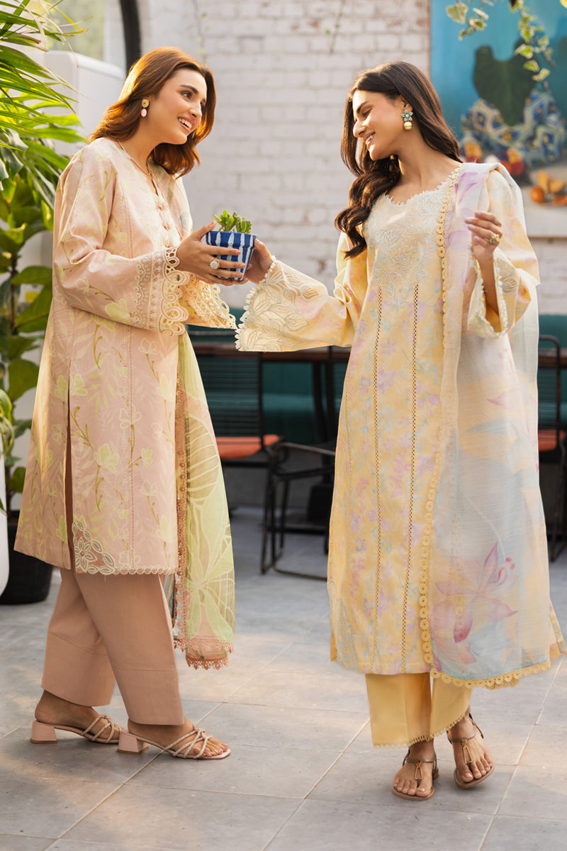 Rang Rasiya Lifestyle Embroidered Lawn Unstitched 3Pc Suit D-04 HAZEL