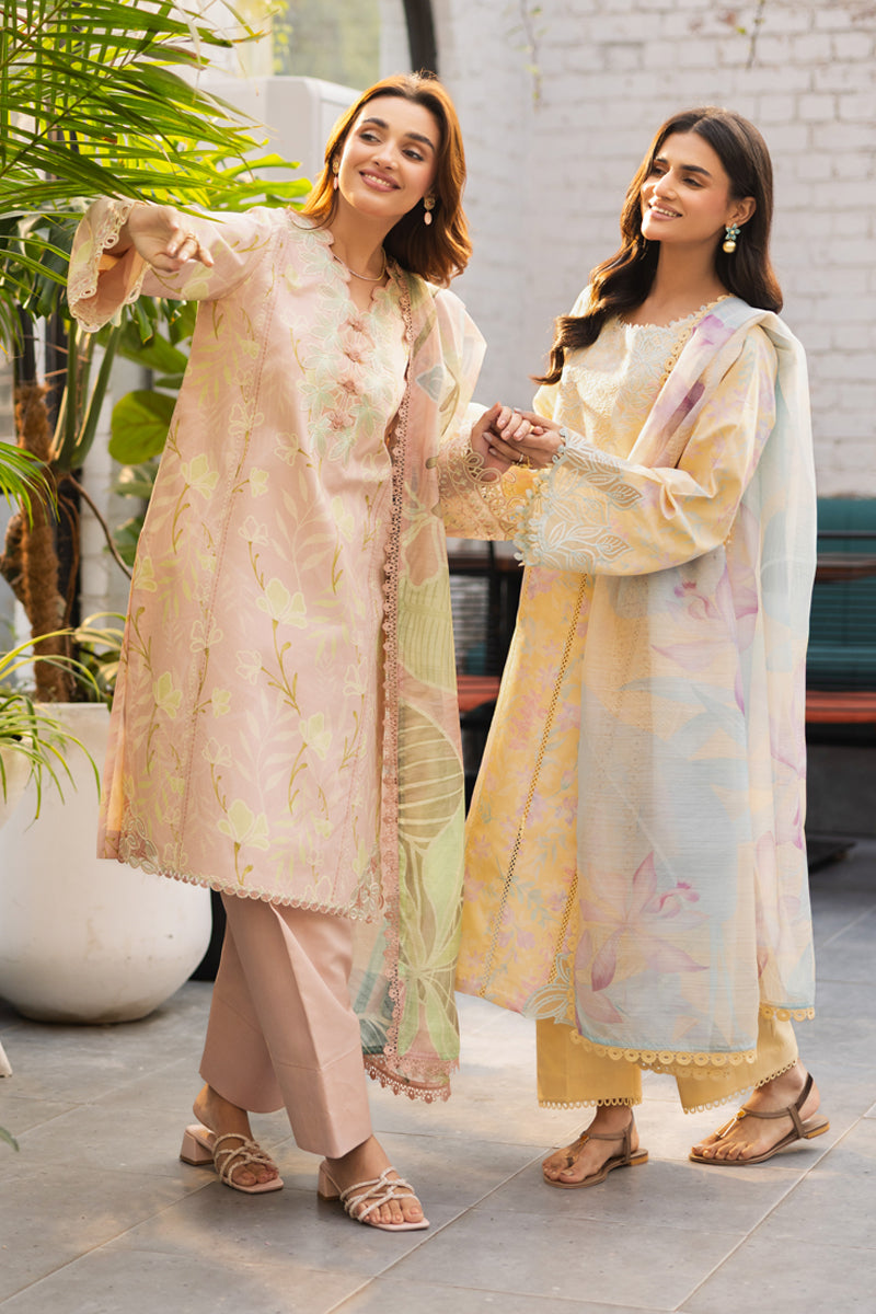 Rang Rasiya Lifestyle Embroidered Lawn Unstitched 3Pc Suit D-04 HAZEL