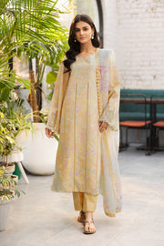 Rang Rasiya Lifestyle Embroidered Lawn Unstitched 3Pc Suit D-04 HAZEL