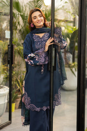 Rang Rasiya Lifestyle Embroidered Lawn Unstitched 3Pc Suit D-07 LUNA