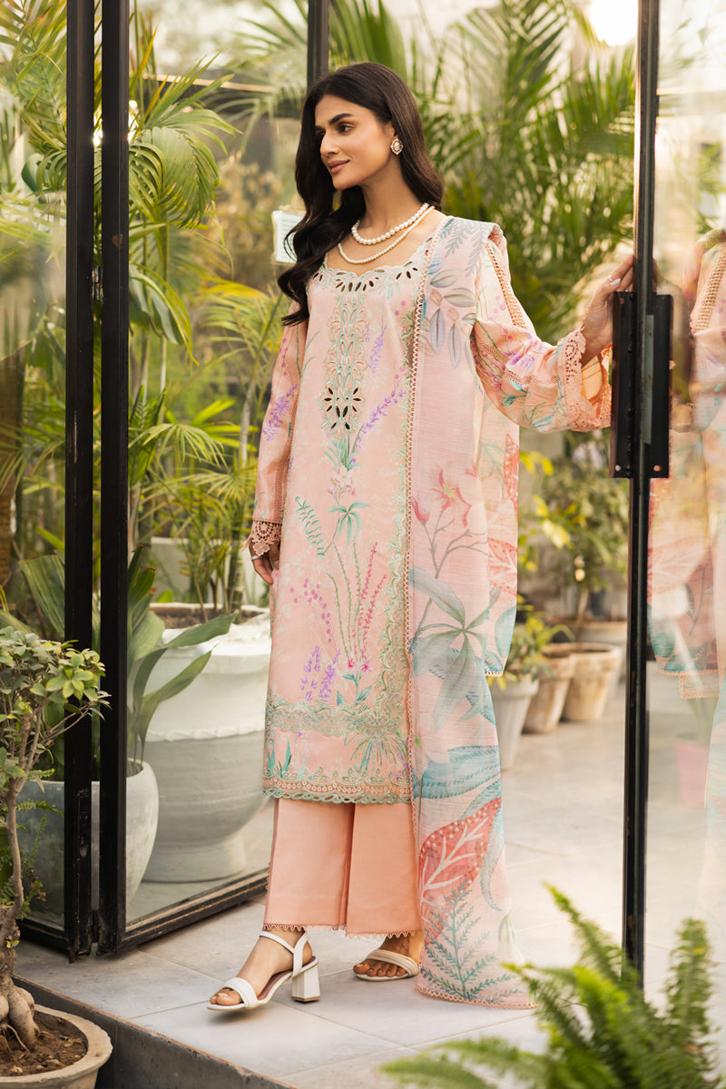 Rang Rasiya Lifestyle Embroidered Lawn Unstitched 3Pc Suit D-09 SYMPHONIA