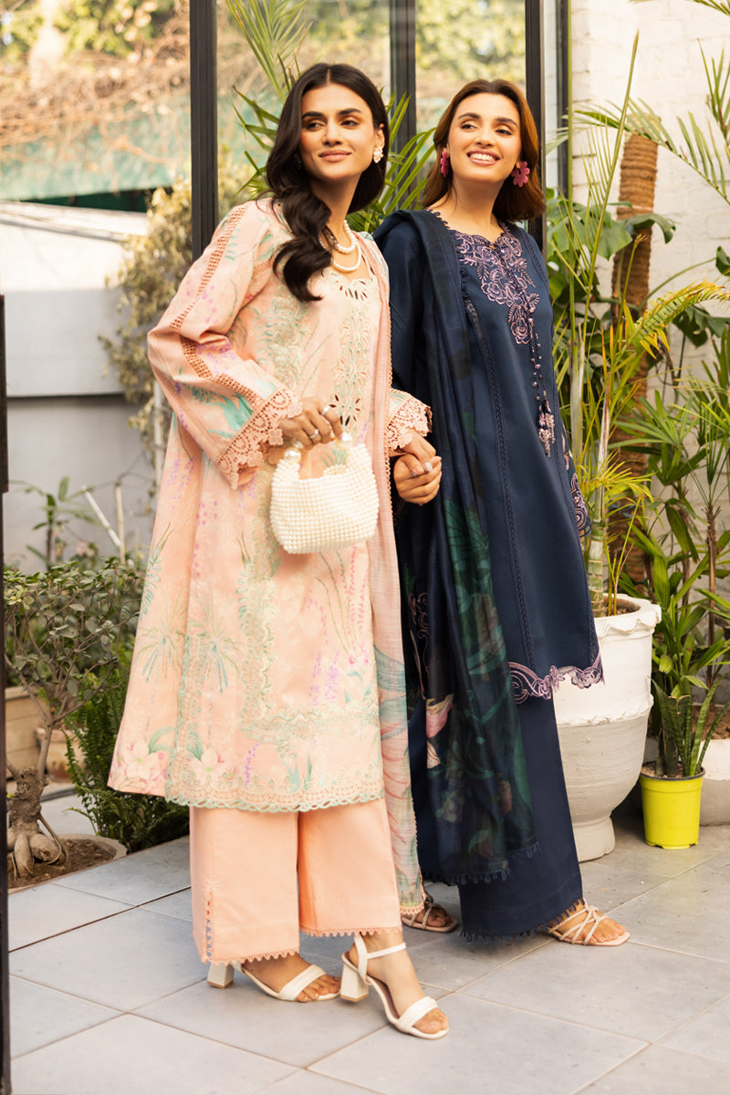 Rang Rasiya Lifestyle Embroidered Lawn Unstitched 3Pc Suit D-09 SYMPHONIA
