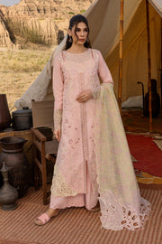 Rang Rasiya Premium Embroidered Lawn Unstitched 3Pc Suit D-01 NEHAL