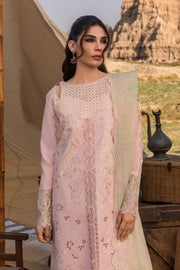 Rang Rasiya Premium Embroidered Lawn Unstitched 3Pc Suit D-01 NEHAL