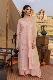 Rang Rasiya Premium Embroidered Lawn Unstitched 3Pc Suit D-01 NEHAL