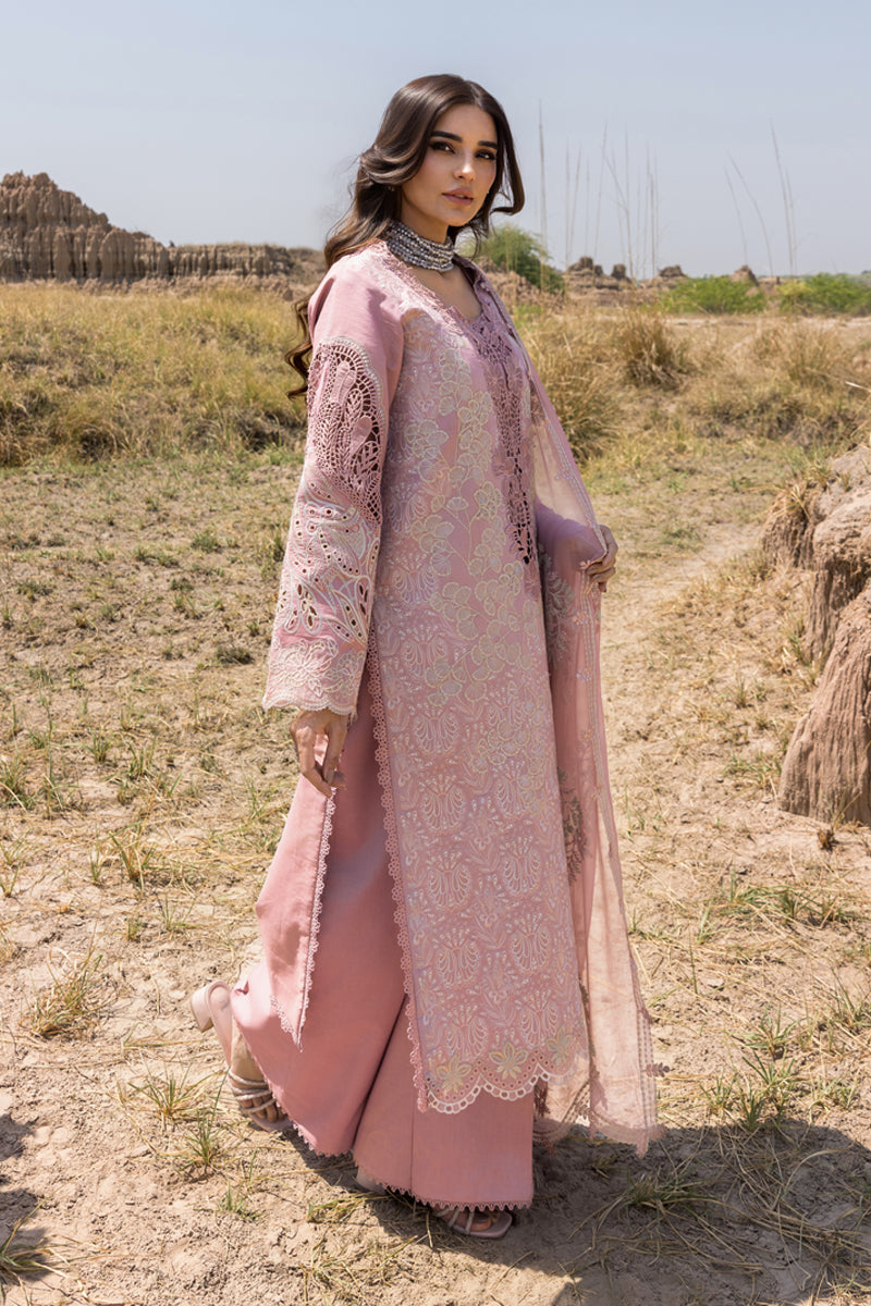 Rang Rasiya Premium Embroidered Lawn Unstitched 3Pc Suit D-02 AYSEL