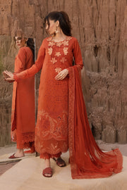 Rang Rasiya Premium Embroidered Lawn Unstitched 3Pc Suit D-03 MAHI