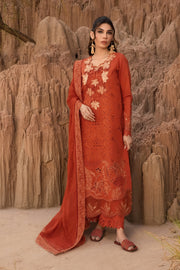 Rang Rasiya Premium Embroidered Lawn Unstitched 3Pc Suit D-03 MAHI