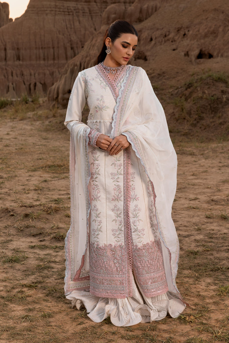 Rang Rasiya Premium Embroidered Lawn Unstitched 3Pc Suit D-04 HAYA