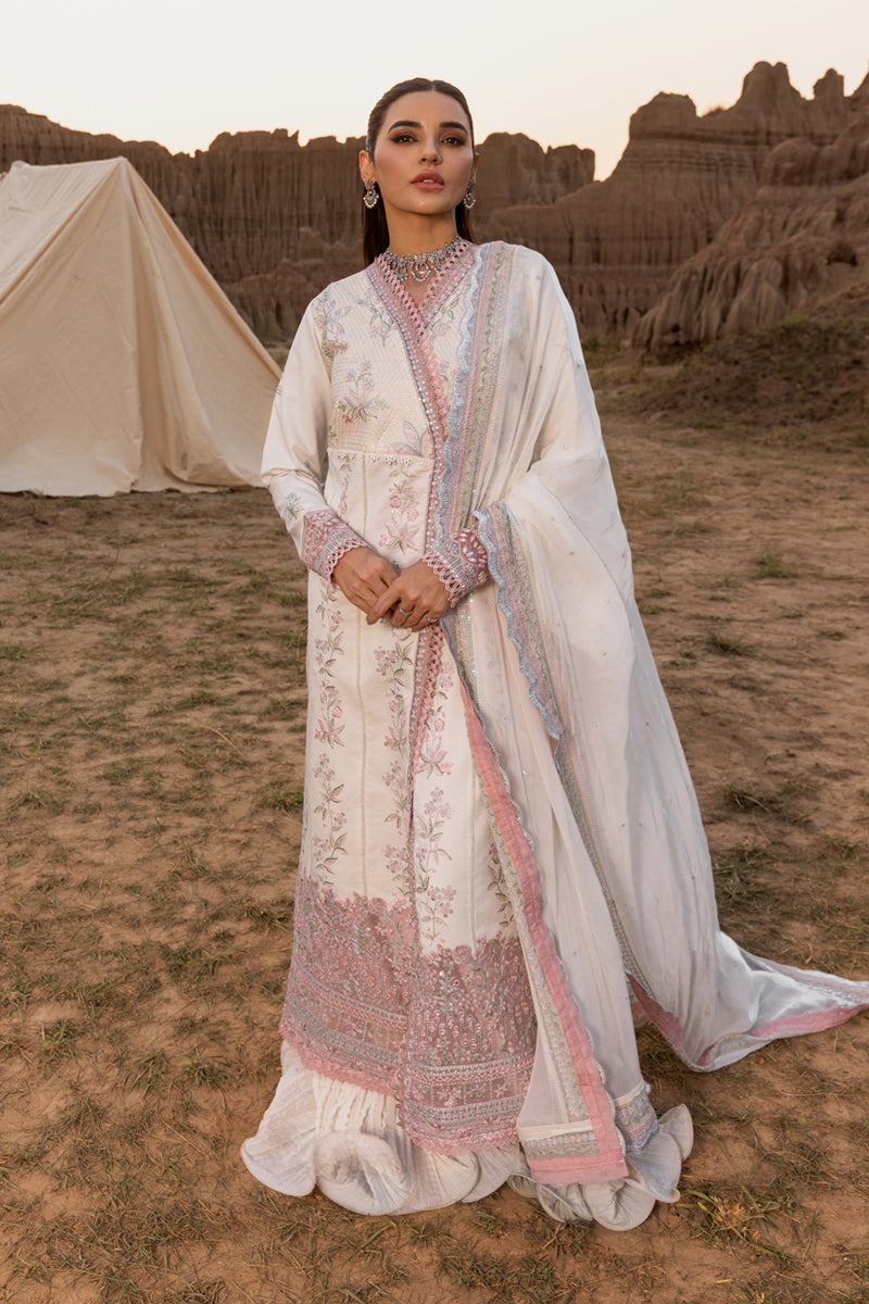 Rang Rasiya Premium Embroidered Lawn Unstitched 3Pc Suit D-04 HAYA