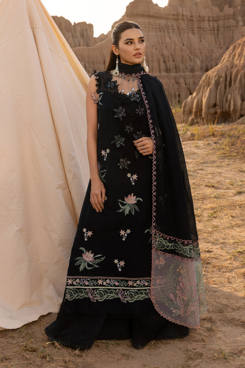 Rang Rasiya Premium Embroidered Lawn Unstitched 3Pc Suit D-05 ZOYA