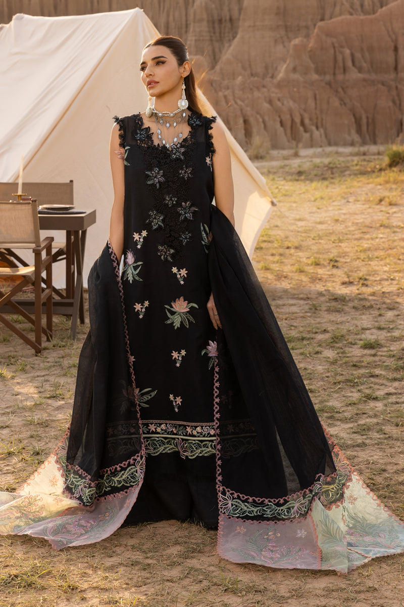 Rang Rasiya Premium Embroidered Lawn Unstitched 3Pc Suit D-05 ZOYA