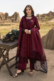 Rang Rasiya Premium Embroidered Lawn Unstitched 3Pc Suit D-07 MAYA