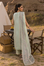 Rang Rasiya Premium Embroidered Lawn Unstitched 3Pc Suit D-08 NADINE