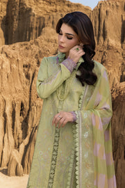 Rang Rasiya Premium Embroidered Lawn Unstitched 3Pc Suit D-10 RANIA