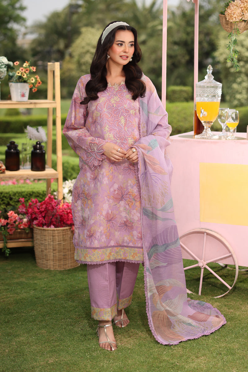 Rang Rasiya Lifestyle Embroidered Lawn Unstitched 3Pc Suit D-04 COCO