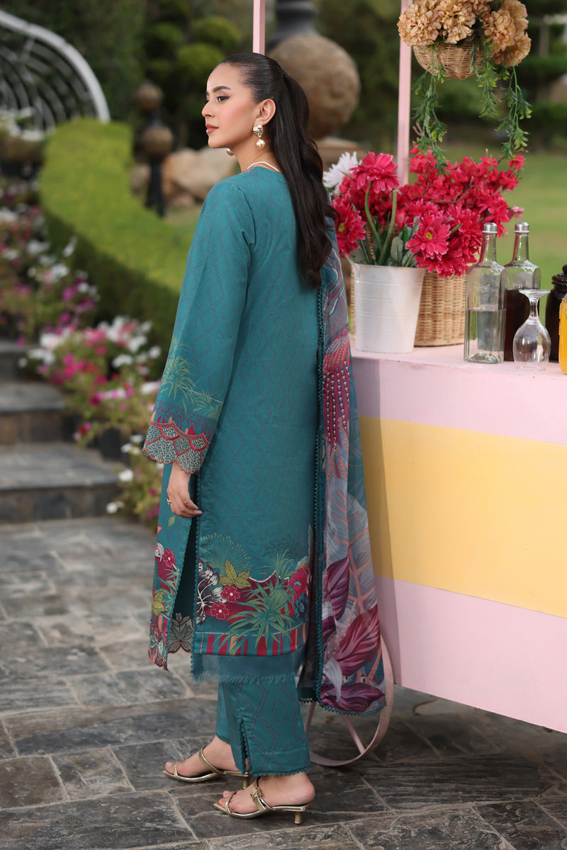 Rang Rasiya Lifestyle Embroidered Lawn Unstitched 3Pc Suit D-05 NABA