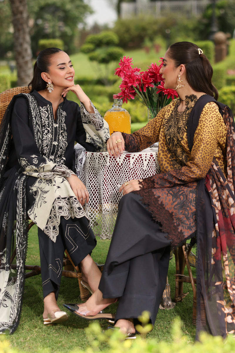 Rang Rasiya Lifestyle Embroidered Lawn Unstitched 3Pc Suit D-06 ROSHANE