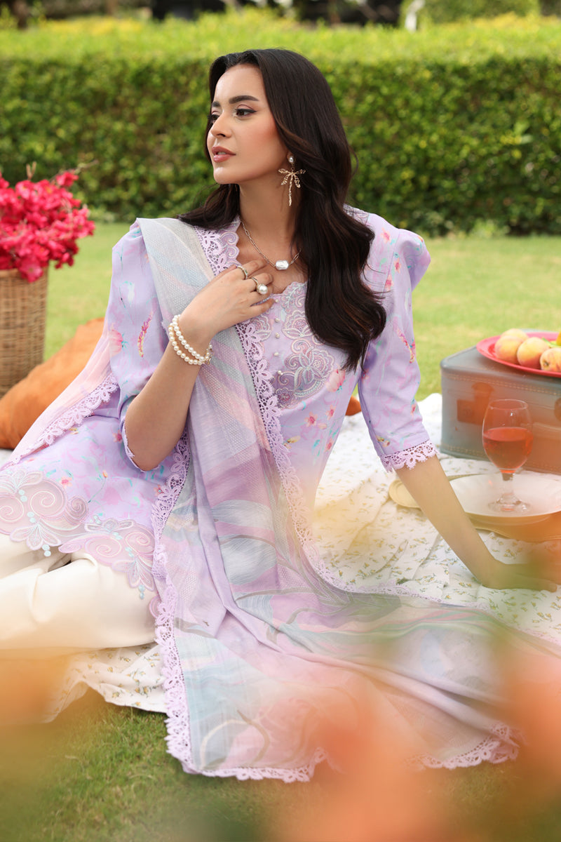 Rang Rasiya Lifestyle Embroidered Lawn Unstitched 3Pc Suit D-08 SHARLEEZ