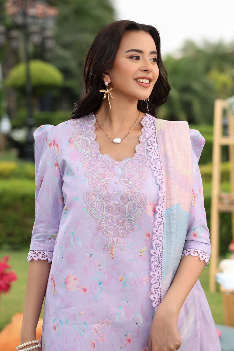 Rang Rasiya Lifestyle Embroidered Lawn Unstitched 3Pc Suit D-08 SHARLEEZ