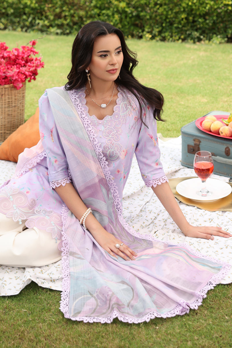 Rang Rasiya Lifestyle Embroidered Lawn Unstitched 3Pc Suit D-08 SHARLEEZ