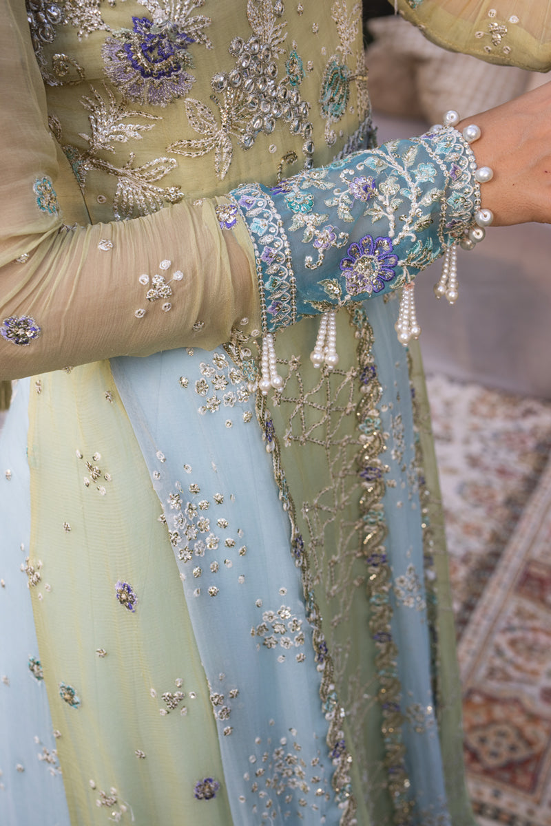 Rang Rasiya Embroidered Chiffon Unstitched 3Pc Suit D-03 SAMARA