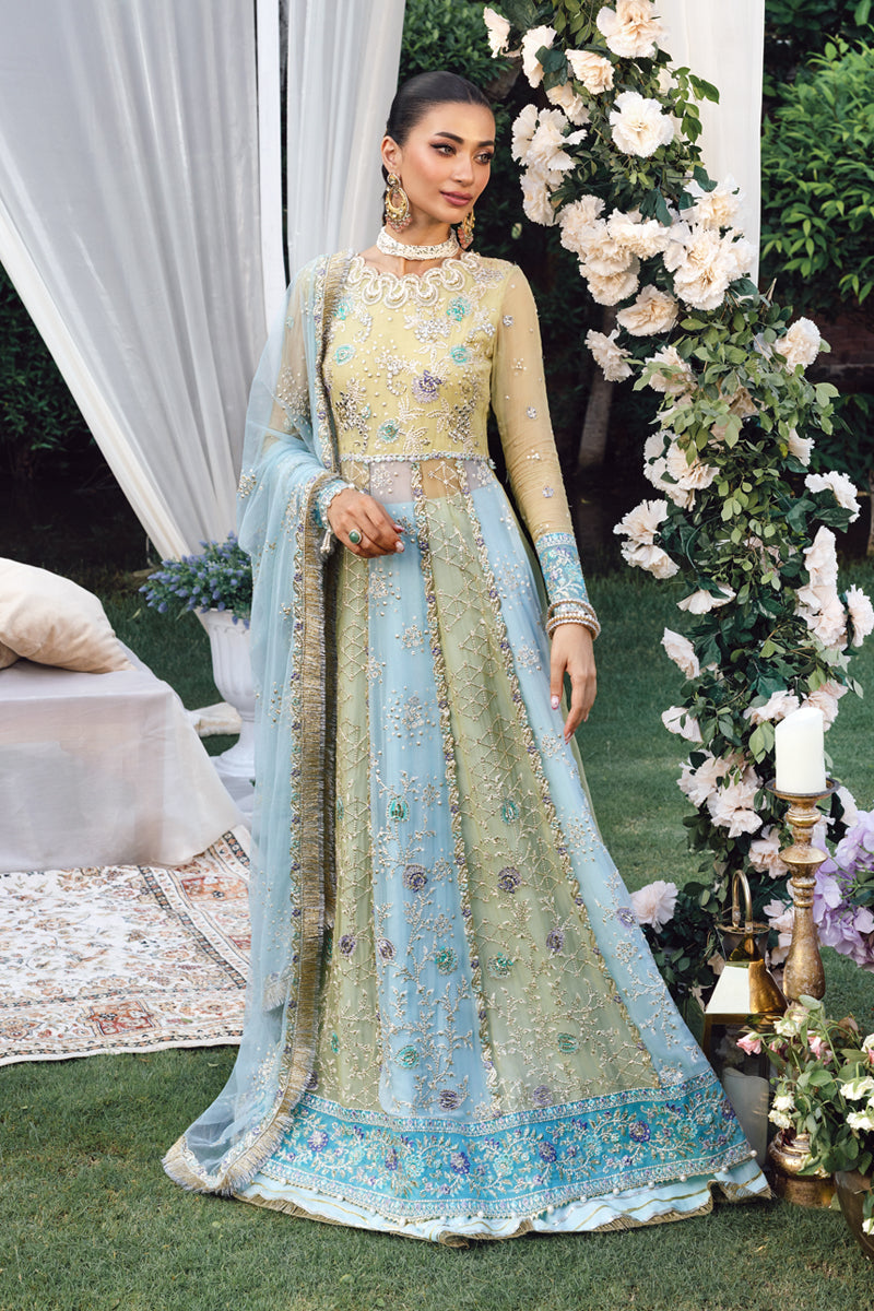 Rang Rasiya Embroidered Chiffon Unstitched 3Pc Suit D-03 SAMARA