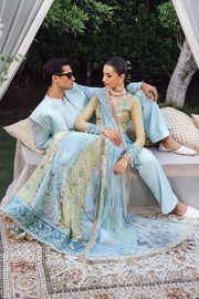 Rang Rasiya Embroidered Chiffon Unstitched 3Pc Suit D-03 SAMARA