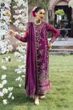 Rang Rasiya Embroidered Net Unstitched 3Pc Suit D-04 NIMIR