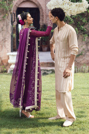 Rang Rasiya Embroidered Net Unstitched 3Pc Suit D-04 NIMIR