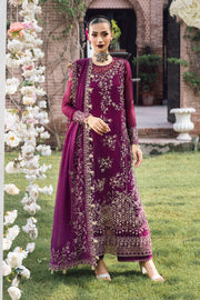 Rang Rasiya Embroidered Net Unstitched 3Pc Suit D-04 NIMIR