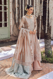 Rang Rasiya Embroidered Organza Unstitched 3Pc Suit D-06 NAYAB