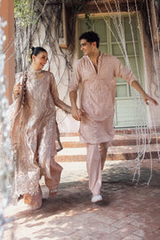 Rang Rasiya Embroidered Organza Unstitched 3Pc Suit D-06 NAYAB