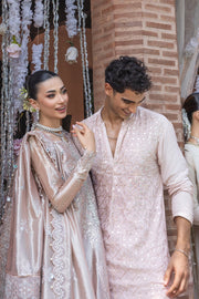 Rang Rasiya Embroidered Organza Unstitched 3Pc Suit D-06 NAYAB