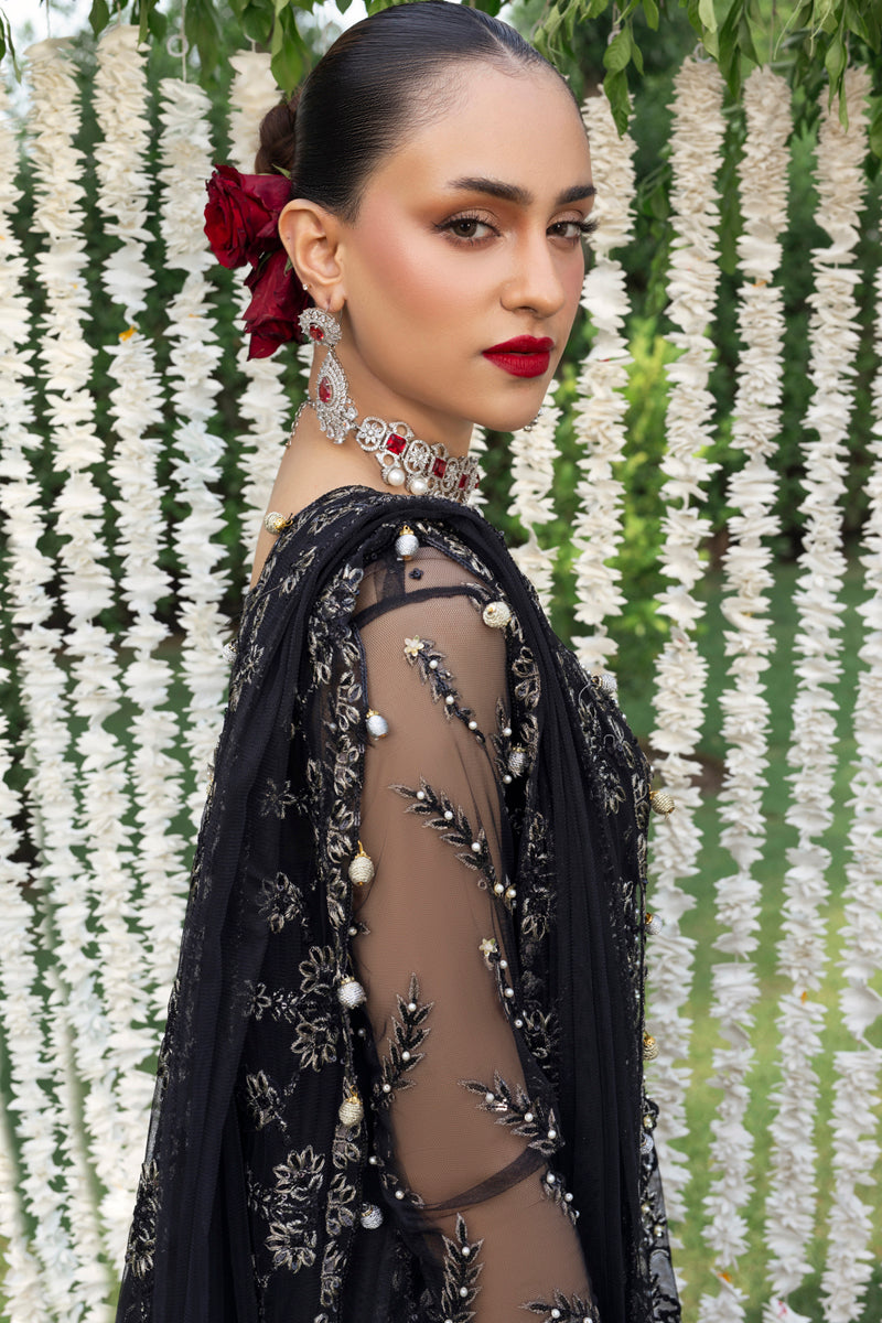 Rang Rasiya Embroidered Net Unstitched 3Pc Suit D-07 NATASHA