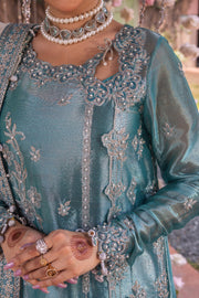 Rang Rasiya Embroidered Organza Unstitched 3Pc Suit D-08 ALISHA