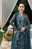 Rang Rasiya Embroidered Net Unstitched 3Pc Suit D-09 NAWAL