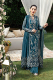 Rang Rasiya Embroidered Net Unstitched 3Pc Suit D-09 NAWAL