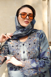 Rang Rasiya Lifestyle Embroidered Linen Unstitched 3Pc Suit D-04 Audrey