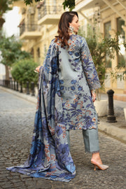 Rang Rasiya Lifestyle Embroidered Linen Unstitched 3Pc Suit D-04 Audrey